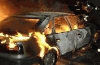 Лек автомобил е изгорял при пожар в Сливен