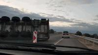 Тежка катастрофа между тир и кола на магистрала "Марица"