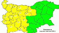 Жълт код за сняг в половин България