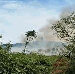 Голям пожар гори в парк "Бакаджика" в Ямбол